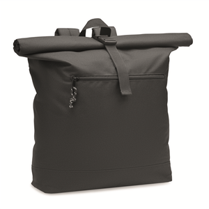 Zaino rolltop porta pc in rpet NAPA MO6998 - Nero