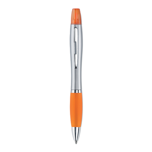 Penna personalizzata con evidenziatore RIO DUO MO7440 - Arancio