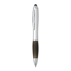 Penna personalizzata con touch screen RIOTOUCH MO8152 - Nero