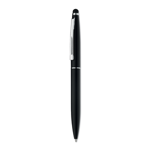 Penna in metallo con touch personalizzabile QUIM MO8211 - Nero