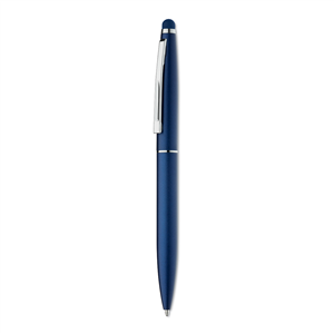 Penna in metallo con touch personalizzabile QUIM MO8211 - Blu