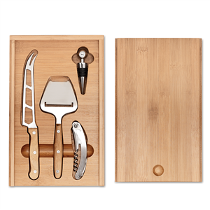 Set per vino e formaggio WINE&CHEESE MO8416 - Legno