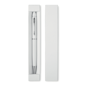 Penna personalizzata con touch screen EDUAR MO8476 - Bianco