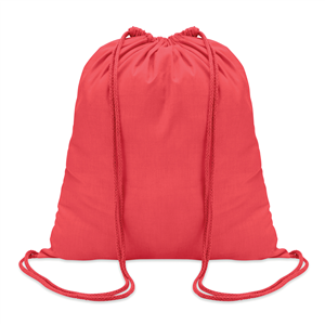 Zaino sacca personalizzata in cotone COLORED MO8484 - Rosso