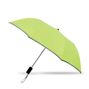 Ombrelli personalizzati pieghevoli in pongee NEON MO8584 - Verde Fluo