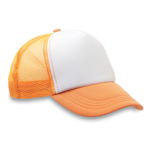 Cappellino baseball TRUCKER CAP MO8594 - Arancio Fluo
