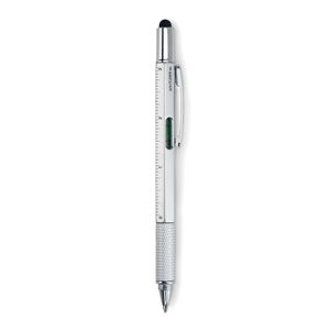 Penna promozionale multifunzione TOOLPEN MO8679 - Silver Opaco