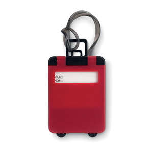 Etichetta portanome TRAVELLER MO8718 - Rosso