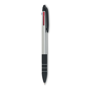 Penna multifunzione multi inchiostro e touch MULTIPEN MO8812 - Silver
