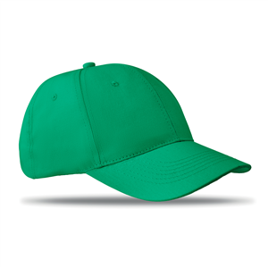 Cappellino da baseball personalizzato in cotone 6 pannelli BASIE MO8834 - Verde