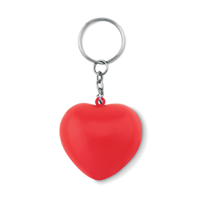 Portachiavi antistress a forma di cuore LOVY RING MO9210 - Rosso