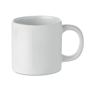 Tazza personalizzata in ceramica 200 ml MINI SUBLIM MO9244 - Bianco