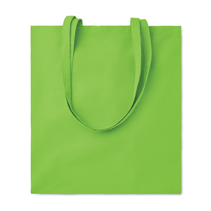 Shopper personalizzata in cotone 140 gr cm 38x42 COTTONEL COLOUR + MO9268 - Lime
