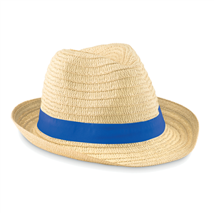 Cappello personalizzato in paglia BOOGIE MO9341 - Blu Royal