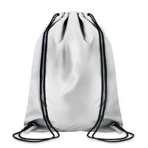 Sacca zaino personalizzata in tessuto riflettente SHOOP REFLECTIVE MO9403 - Silver