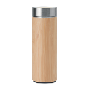 Thermos personalizzato in bamboo 400 ml  BATUMI MO9421 - Legno