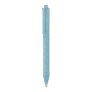 Penna in paglia di grano personalizzata PECAS MO9614 - Blu