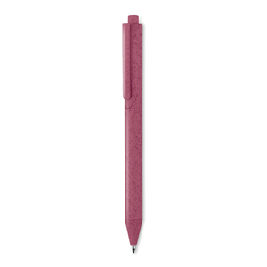 Penna in paglia di grano personalizzata PECAS MO9614 - Rosso