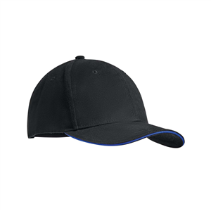 Cappellino da baseball personalizzato in cotone 6 pannelli DUNEDIN MO9644 - Blu Royal