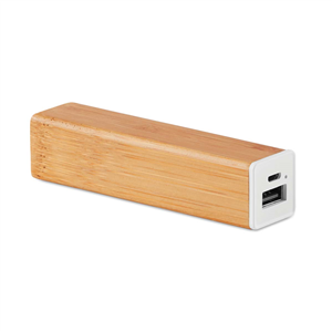 Power bank 2200 mAh in bamboo POWERBAM MO9673 - Legno