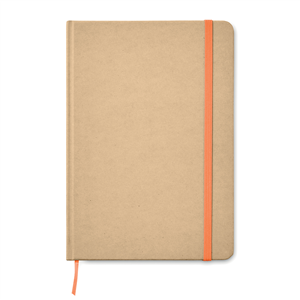 Quaderno personalizzato con copertina in craft paper riciclato in formato A5 EVERWRITE MO9684 - Arancio