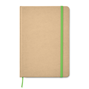 Quaderno personalizzato con copertina in craft paper riciclato in formato A5 EVERWRITE MO9684 - Lime