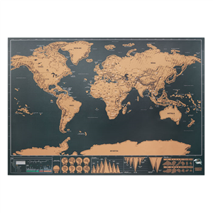 Cartina geografica del mondo BEEN THERE MO9736 - Beige