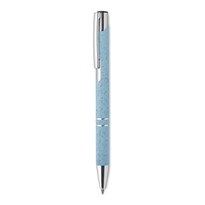 Penna in paglia di grano personalizzata BERN PECAS MO9762 - Blu