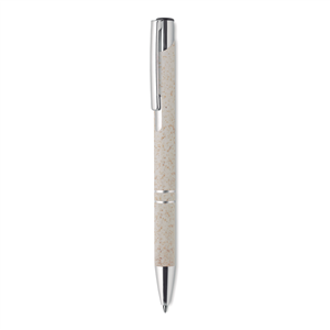 Penna in paglia di grano personalizzata BERN PECAS MO9762 - Beige