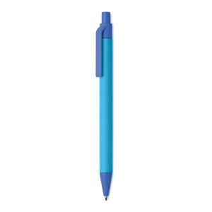 Penna personalizzabile in cartone CARTOON COLOURED MO9830 - Blu