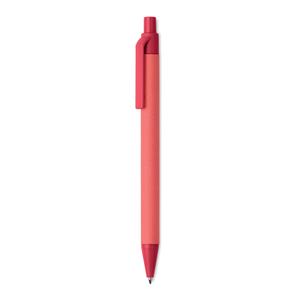 Penna personalizzabile in cartone CARTOON COLOURED MO9830 - Rosso