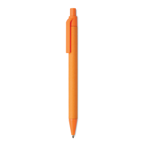 Penna personalizzabile in cartone CARTOON COLOURED MO9830 - Arancio