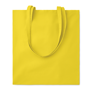 Shopper bag personalizzata in cotone 180gr cm 38x42 COTTONEL COLOUR ++ MO9846 - Giallo