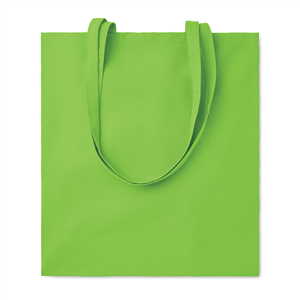 Shopper bag personalizzata in cotone 180gr cm 38x42 COTTONEL COLOUR ++ MO9846 - Lime