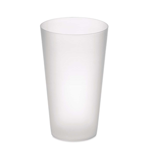 Bicchiere riutilizzabile 550ml FESTA CUP MO9907 - Bianco Traslucido