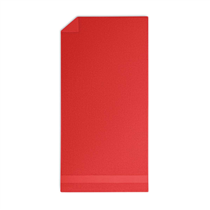Telo mare cotone cm 70x140 con fascia per stampa PERRY MO9932 - Rosso