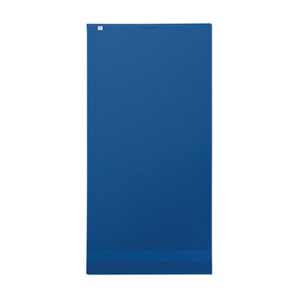Telo mare cotone cm 70x140 con fascia per stampa PERRY MO9932 - Blu Royal