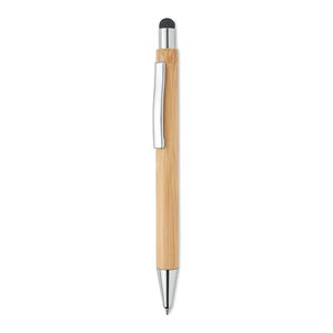 Penna personalizzabile in bamboo con touch BAYBA MO9945 - Legno