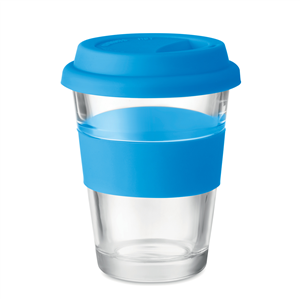 Bicchiere take away in vetro 350ml ASTOGLASS MO9992 - Blu