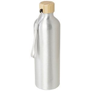 Borraccia personalizzata in alluminio riciclato certificato RCS da 770 ml Malpeza PF100795 - Silver 
