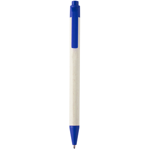 Penna ecocompatibile in PLA e cartone riciclato DAIRY DREAM PF107807 - Blu Royal 
