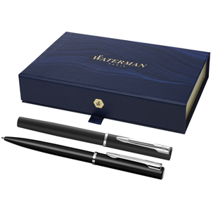 Set da regalo con penna a sfera e penna roller Waterman ALLURE PF107824 - Blu Navy 