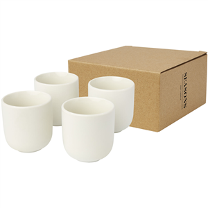 Set di 4 tazze per espresso da 90 ml Male PF113317 - Bianco 