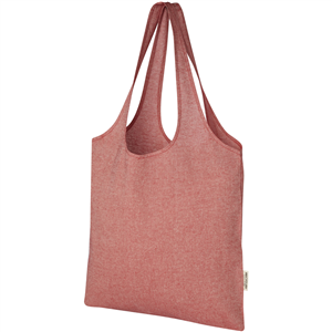 Shopper bag personalizzata in cotone riciclato 150 gr cm 40x39 PHEEBS PF120641 - Rosso Melange 