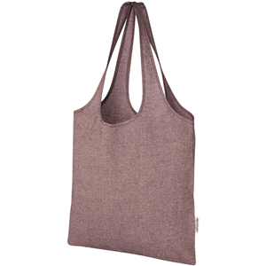 Shopper bag personalizzata in cotone riciclato 150 gr cm 40x39 PHEEBS PF120641 - Marrone Melange 