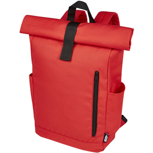 Zaino rolltop per portatile 15,6 pollici in rpet BYRON PF120659 - Rosso 