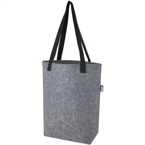 Shopper spesa personalizzata in feltro e poliestere riciclato FELTA PF120662 - Grigio medio