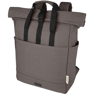 Zaino porta pc per 15 pollici in tela rdi cotone riciclato JOEY PF120678 - Grigio 