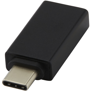 Adattatore da USB-C a USB-A 3.0 in alluminio Adapt PF124210 - Nero 