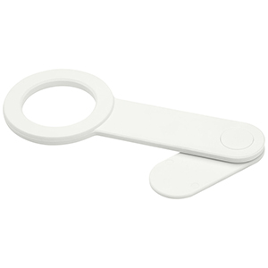Supporto per telefono da scrivania personalizzato in plastica riciclata Hook PF124327 - Bianco 